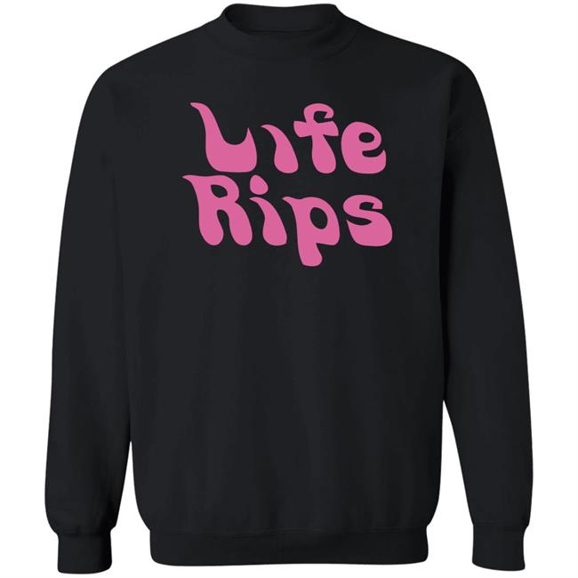 Life Rips White Black hoodie Life Rips White Black hoodie