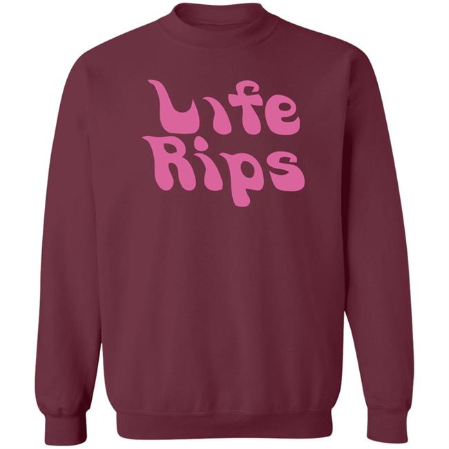 Life Rips White Black hoodie Life Rips White Black hoodie