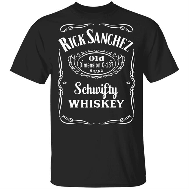 Rick and Morty Jack Daniels Label Parody Shirt hoodie sweatshirt