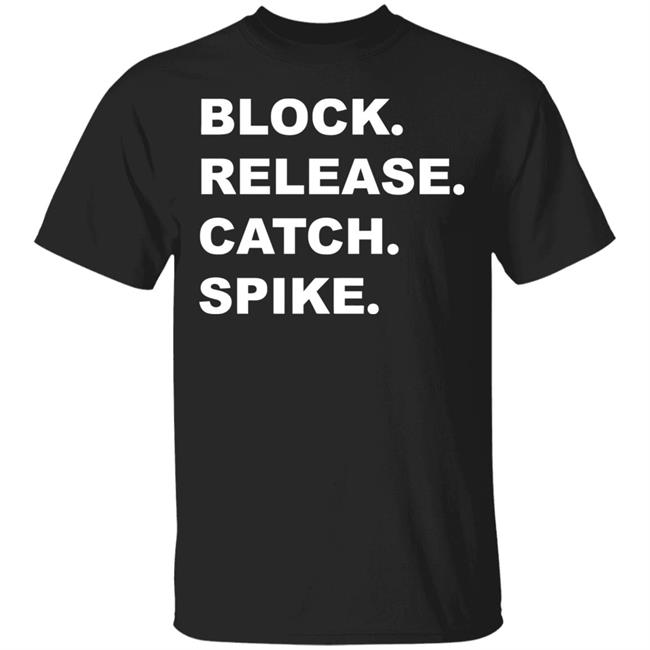 Block Release Catch Spike T Shirt Black Hoodie Swetshirt