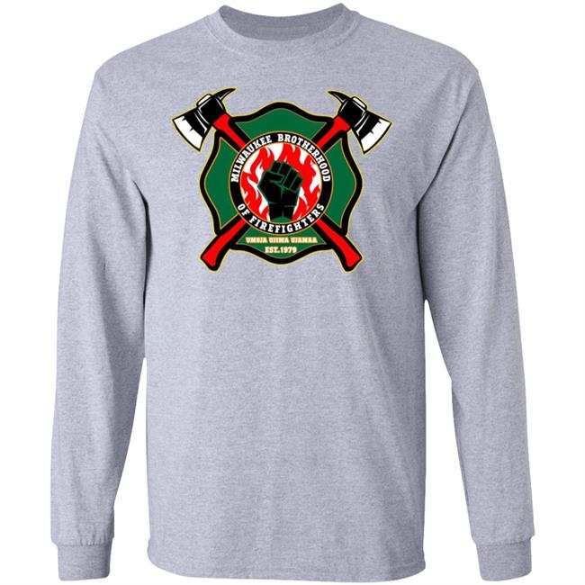 milwaukee brotherhood of firefighters t shirt white hoodie sweatshirt milwaukee brotherhood of firefighters t shirt white hoodie sweatshirt