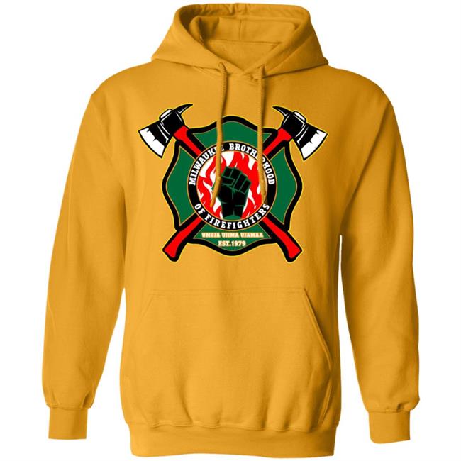 milwaukee brotherhood of firefighters t shirt white hoodie sweatshirt milwaukee brotherhood of firefighters t shirt white hoodie sweatshirt