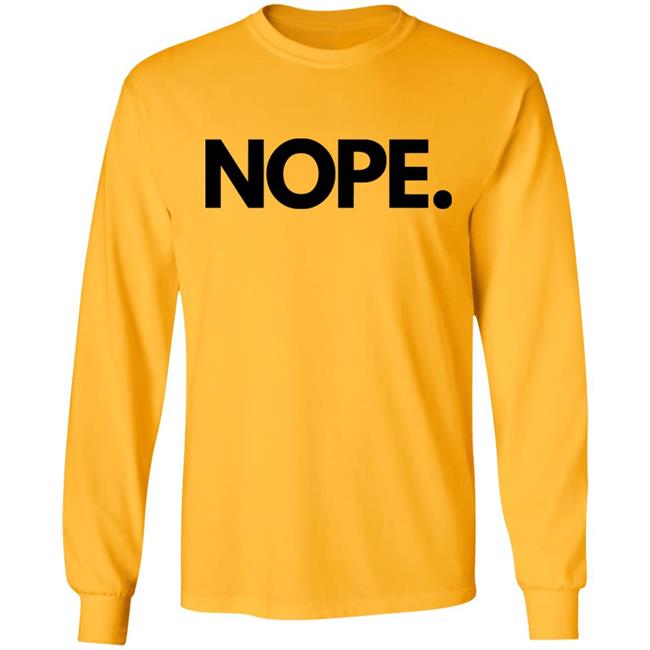 nope shirt white hoodie sweatshirt nope shirt white hoodie sweatshirt