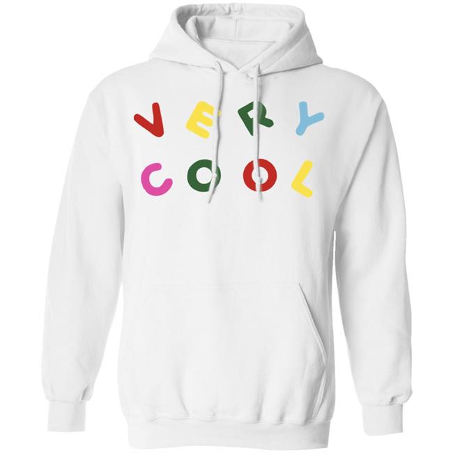 VERY COOL shirt white hoodie t shirt VERY COOL shirt white hoodie t shirt