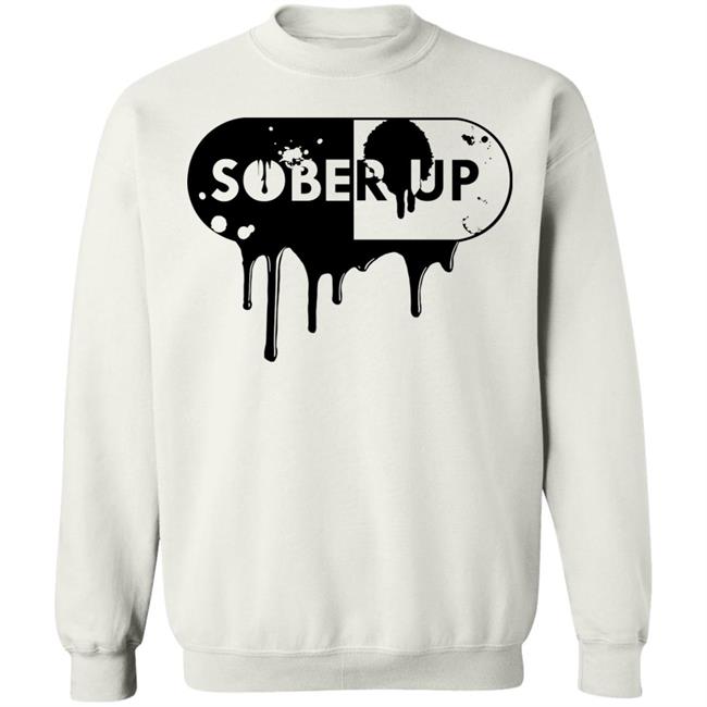 Sober Up Records T Shirt White Hoodie Shirt Sober Up Records T Shirt White Hoodie Shirt