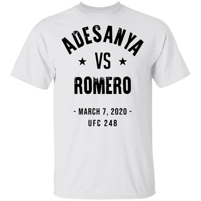 Israel Adesanya vs Yoel Romero UFC 248 Slim Fit T-Shirt