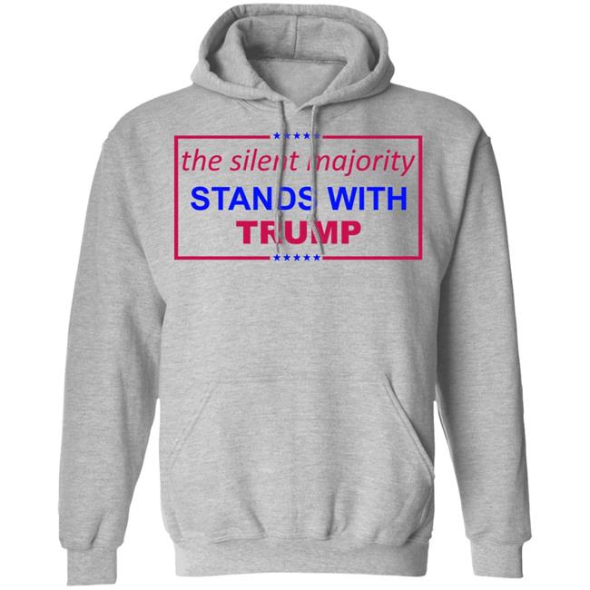 The Silent Majority Stands With Trump T-Shirt The Silent Majority Stands With Trump T-Shirt