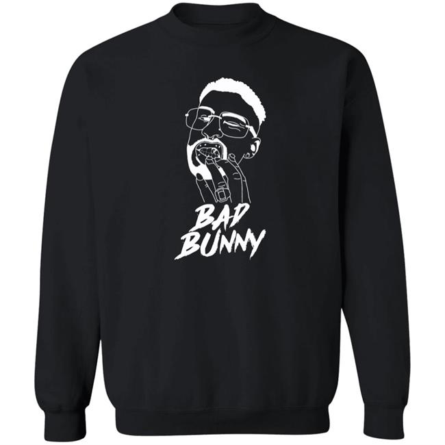 Bad Bunny New Sweatshirt Black Hoodie T Shirt Bad Bunny New Sweatshirt Black Hoodie T Shirt