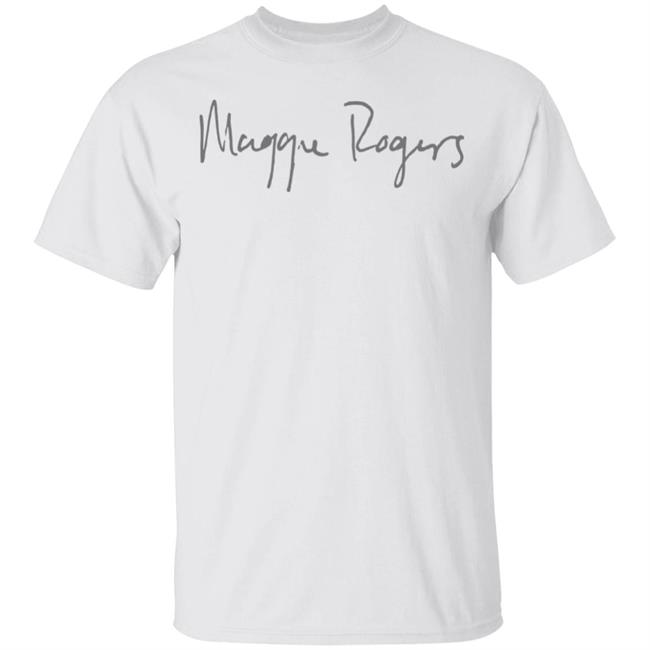 maggie rogers merch t shirt white hoodie sweatshirt
