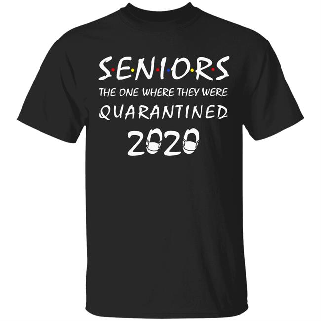 Class Of 2020 Graduation Senior Quarantine Social Distancing Shirt
