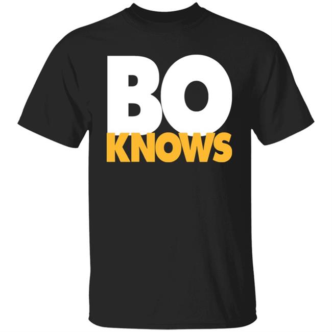 Bo Knows Bold Block T Shirt
