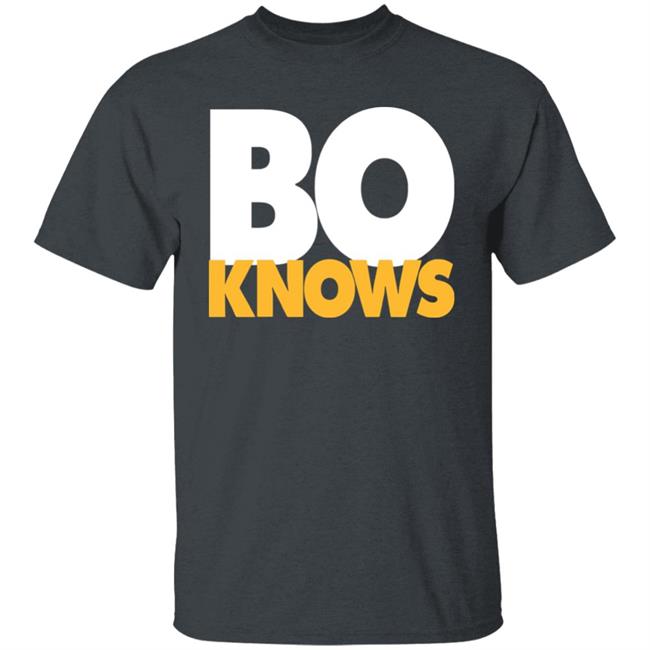 Bo Knows Bold Block T Shirt Bo Knows Bold Block T Shirt