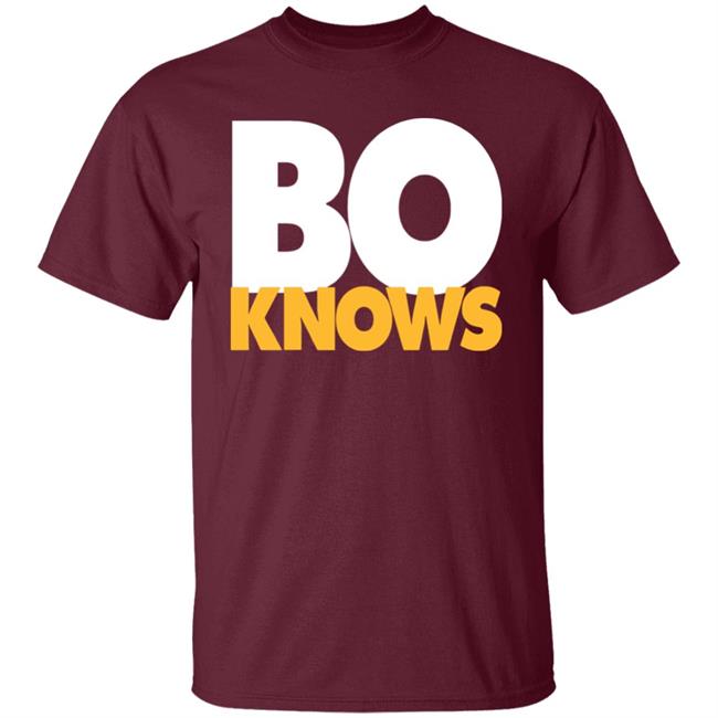 Bo Knows Bold Block T Shirt Bo Knows Bold Block T Shirt