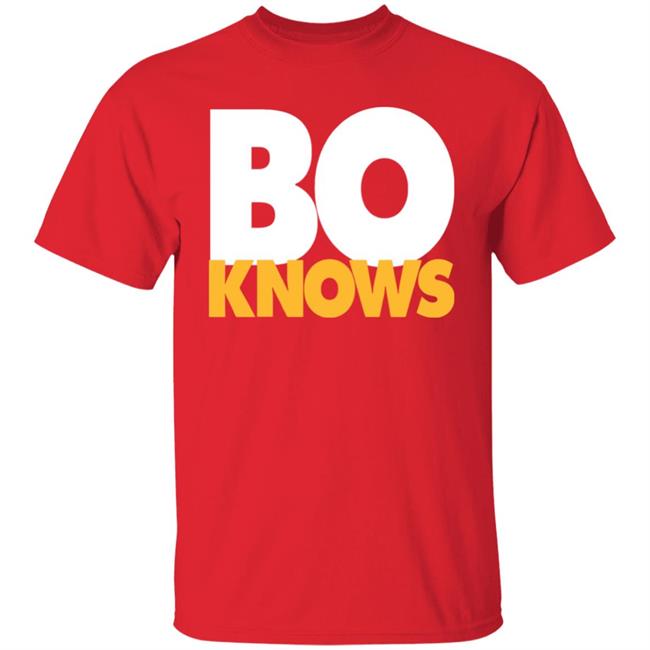 Bo Knows Bold Block T Shirt Bo Knows Bold Block T Shirt