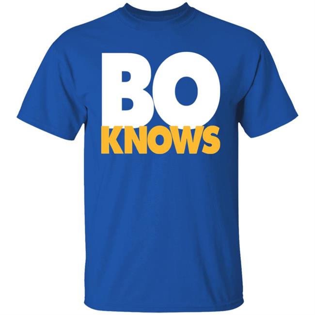 Bo Knows Bold Block T Shirt Bo Knows Bold Block T Shirt