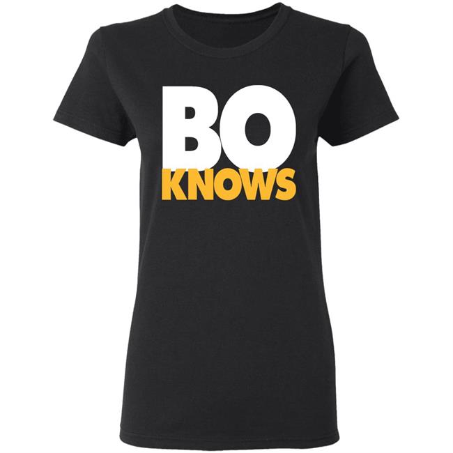 Bo Knows Bold Block T Shirt Bo Knows Bold Block T Shirt