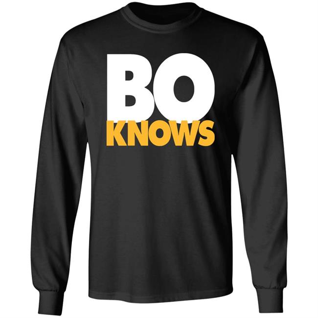 Bo Knows Bold Block T Shirt Bo Knows Bold Block T Shirt