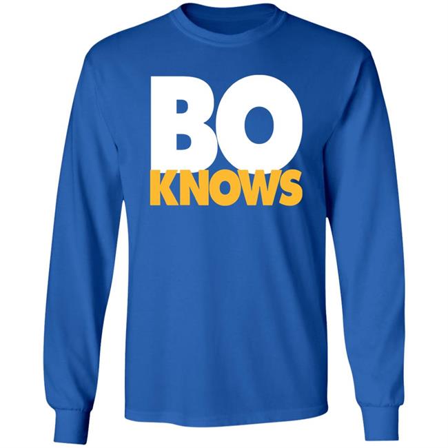 Bo Knows Bold Block T Shirt Bo Knows Bold Block T Shirt