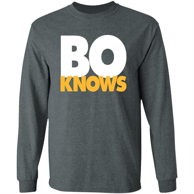 Bo Knows Bold Block T Shirt Bo Knows Bold Block T Shirt