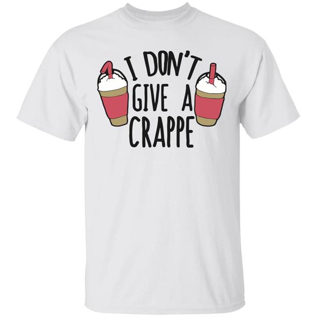 I don't give a Crap t shirt White Plus Size