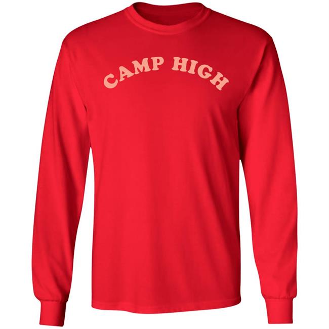 John Mayer Camp High Crewneck Sweatshirt Red T Shirt John Mayer Camp High Crewneck Sweatshirt Red T Shirt