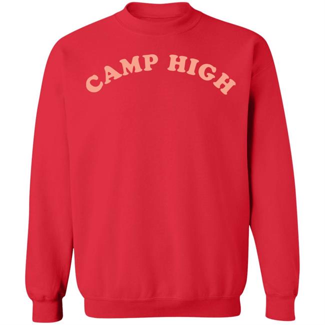 John Mayer Camp High Crewneck Sweatshirt Red T Shirt John Mayer Camp High Crewneck Sweatshirt Red T Shirt