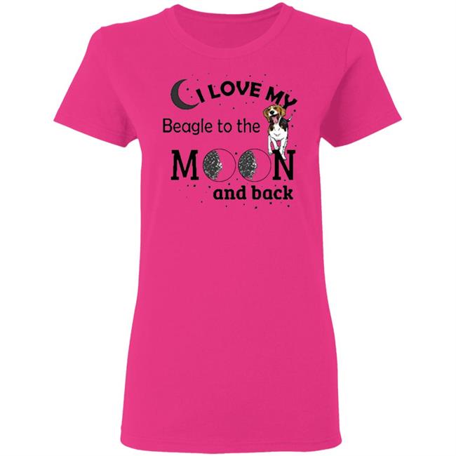 I Love My Beagle to The Moon and Back Dogs Pet Lover Shirt I Love My Beagle to The Moon and Back Dogs Pet Lover Shirt