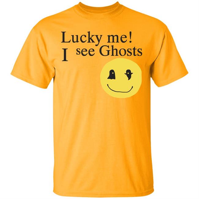 Lucky me ! I see Ghosts T Shirt Gifts for Ghost Lovers Crewneck Sweatshirt Lucky me ! I see Ghosts T Shirt Gifts for Ghost Lovers Crewneck Sweatshirt