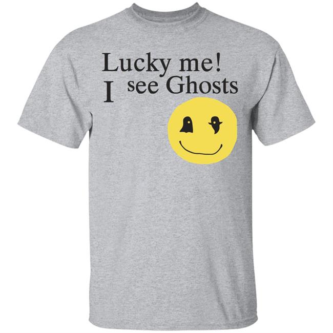 Lucky me ! I see Ghosts T Shirt Gifts for Ghost Lovers Crewneck Sweatshirt Lucky me ! I see Ghosts T Shirt Gifts for Ghost Lovers Crewneck Sweatshirt