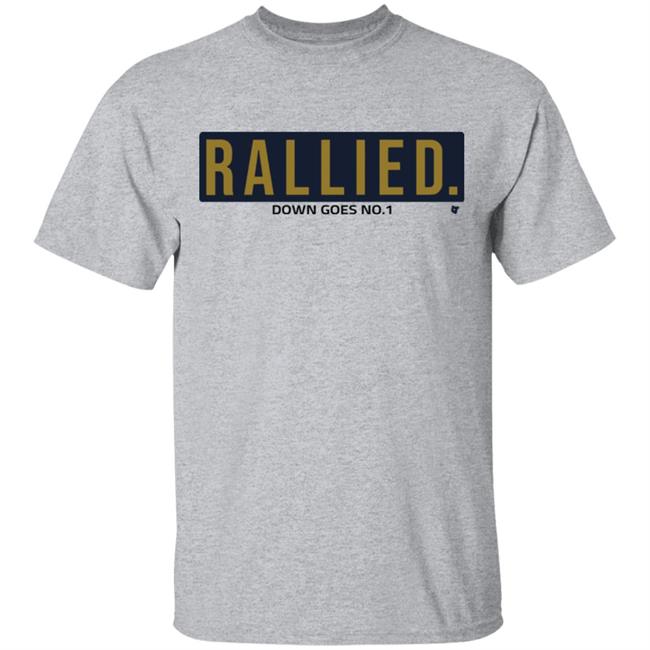 Rallied South Bend Football T Shirt Rallied South Bend Football T Shirt