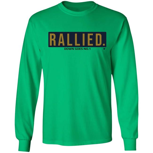 Rallied South Bend Football T Shirt Rallied South Bend Football T Shirt
