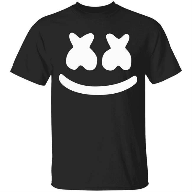 Marshmello logo marshmello merch Marshmello Authentic Merchandise - Smile Hoodie T Shirt