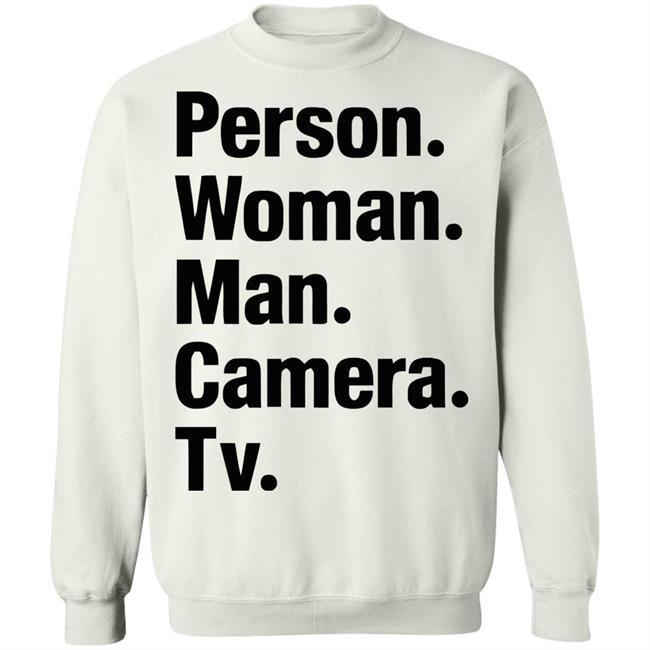 person woman man camera tv t shirt white hoodie person woman man camera tv t shirt white hoodie
