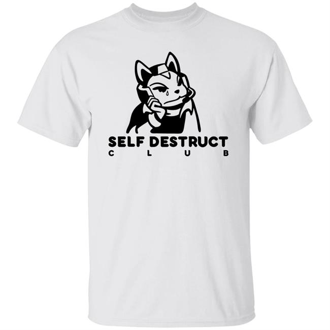 Jisu.Gg Merch Self-Destruct Club Long-Sleeve T Shirt Jisu.Gg Merch Self-Destruct Club Hoodie Sweatshirt