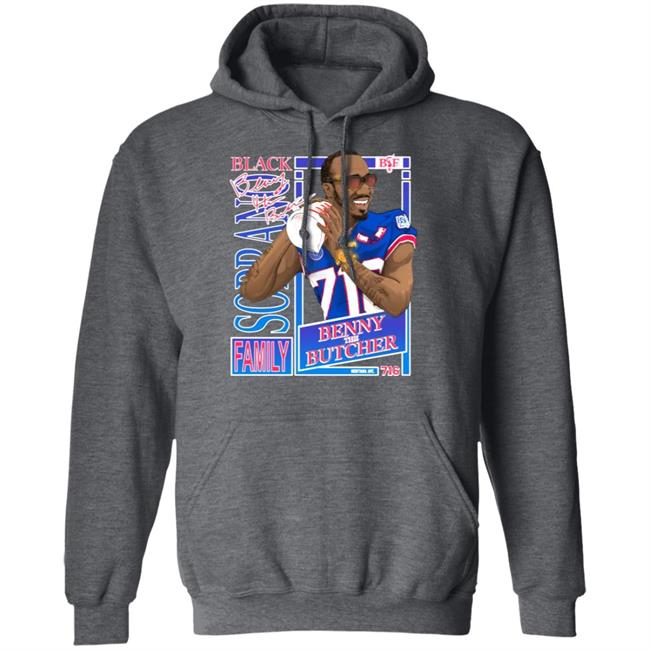 Benny The Butcher X Buffalo Bills T Shirt Benny The Butcher X Buffalo Bills Hoodie Sweatshirt Benny The Butcher X Buffalo Bills T Shirt Benny The Butcher X Buffalo Bills Hoodie Sweatshirt
