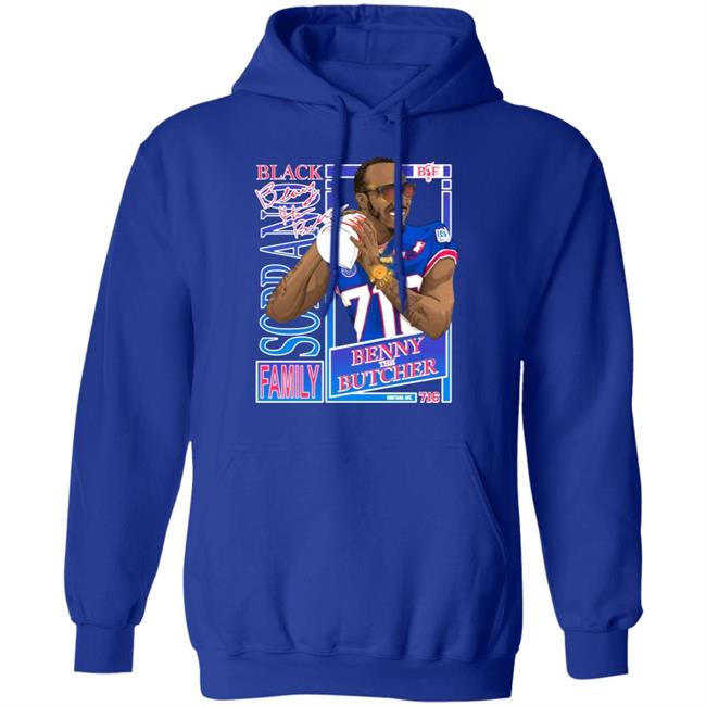 Benny The Butcher X Buffalo Bills T Shirt Benny The Butcher X Buffalo Bills Hoodie Sweatshirt Benny The Butcher X Buffalo Bills T Shirt Benny The Butcher X Buffalo Bills Hoodie Sweatshirt