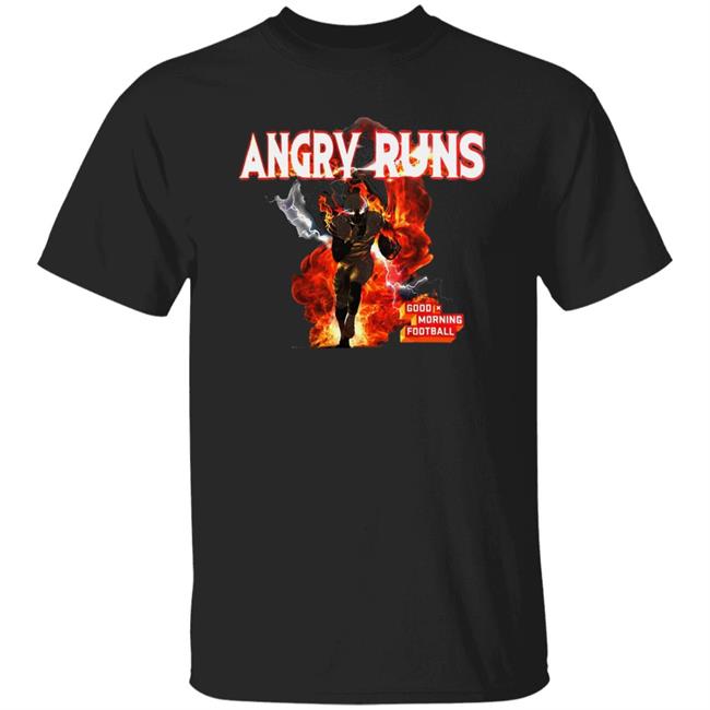 Angry Runs T Shirt Angry Runs Good Morning Football T Shirt Hoodie Sweatshirt