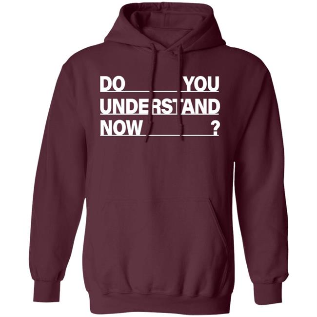 Do You Understand Now SHIRT Do You Understand Now Hoodie Sweatshirt Do You Understand Now SHIRT Do You Understand Now Hoodie Sweatshirt