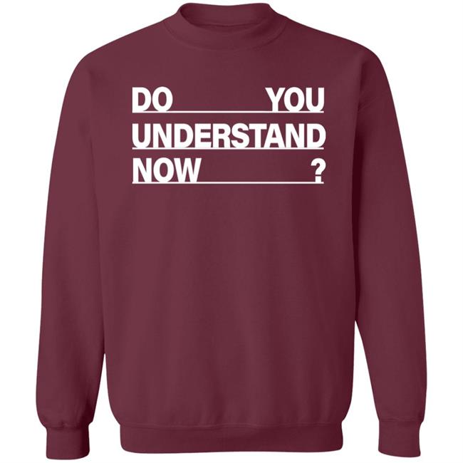 Do You Understand Now SHIRT Do You Understand Now Hoodie Sweatshirt Do You Understand Now SHIRT Do You Understand Now Hoodie Sweatshirt