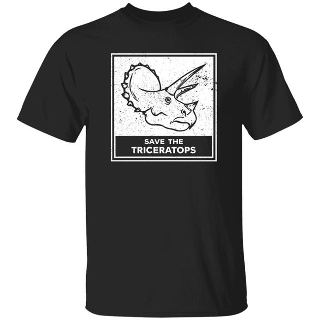 Save The Triceratops Shirt Mark Dice Merch