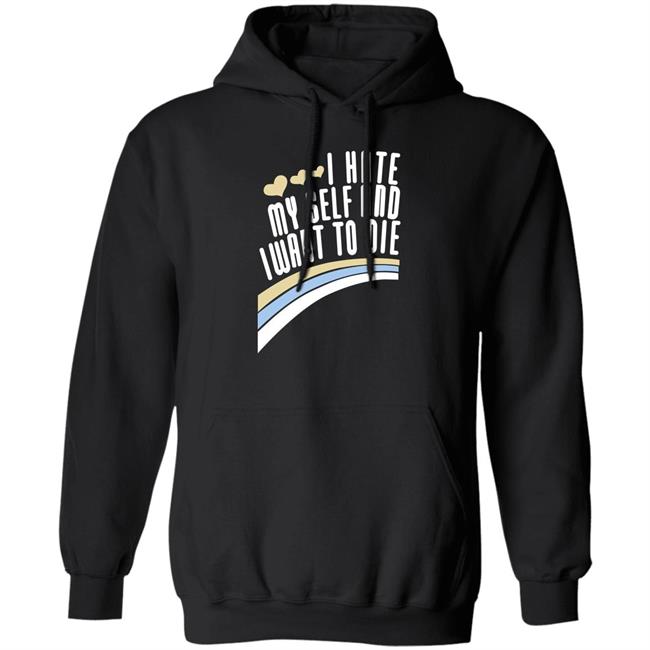 I Hate Myself And I Want To Die Shirt Damin Toell I Hate Myself And I Want To Die Shirt Damin Toell
