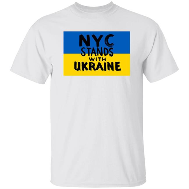 Mayor Eric Adams Nyc Stands With Ukraine Shirt