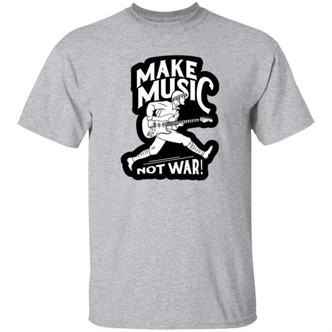Matt Pinfield Make Music Not War Shirt