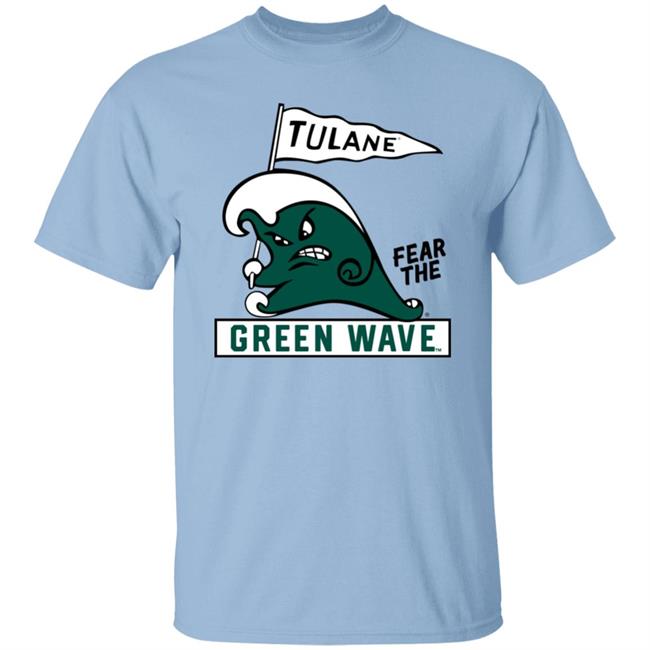 Retro Tulane Green Wave Shirt Homefield Apparel