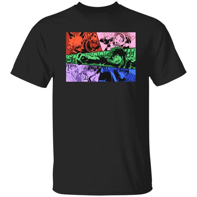 My Hero Academia - Cast Action Manga Shirt Crunchyroll Store