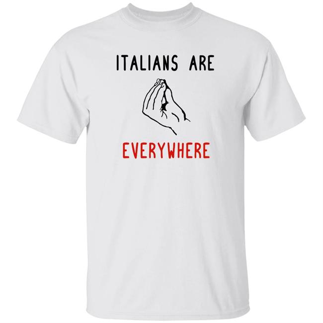 Ritajking Italians Are Everywhere Shirt Sara Benincasa Teepublic Store
