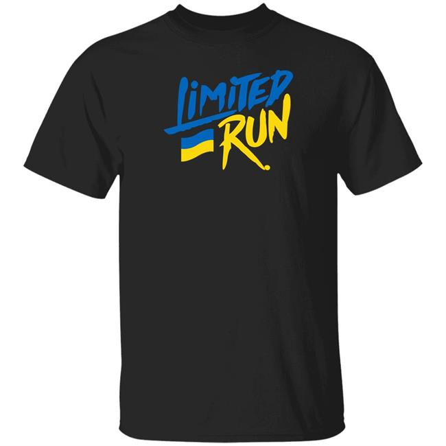 Limited Run Games Stands With Ukraine T-Shirt Limited Run Merch Cheap Ass Gamer