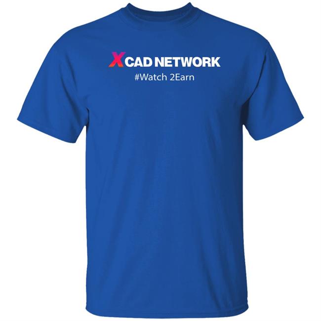 Xcad Network #Watch 2Earn Shirt Domen T Xcad Network #Watch 2Earn Shirt Domen T