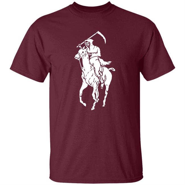 Archillect Grim Reaper Polo Ralph Lauren T-Shirt Archillect Grim Reaper Polo Ralph Lauren T-Shirt