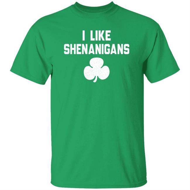 The Golden Ratio I Like Shenanigans Shirt Dog Shamrock